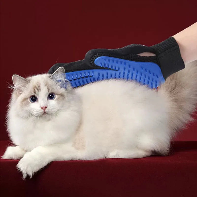 Pet Grooming Glove – Gentle Deshedding Hair Remover – product view 10