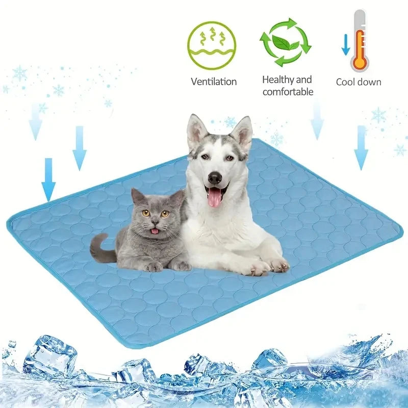 Self-Cooling Pet Mat – Summer Pad for Dogs & Cats