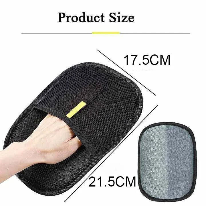 Pet Grooming Glove – Gentle Deshedding Hair Remover – product view 27