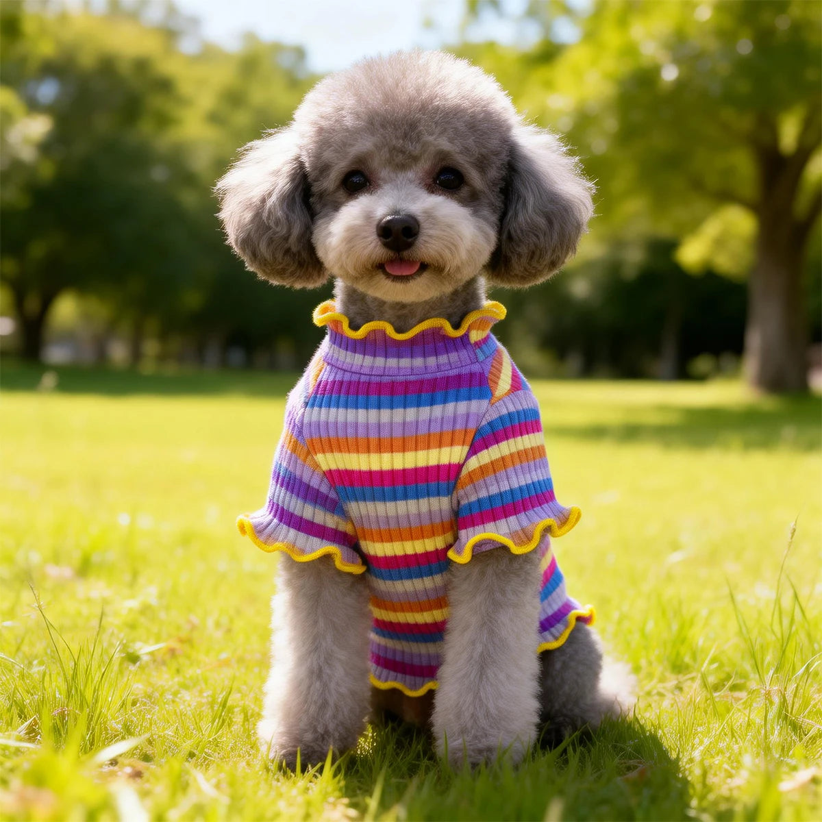 Cute Puppy Vest Dress – Spring Dog Outfit – product image 2