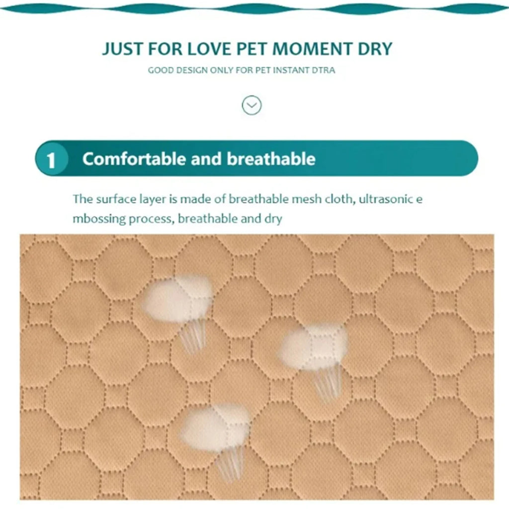 Washable Dog Pee Pad – Reusable Waterproof Training Mat