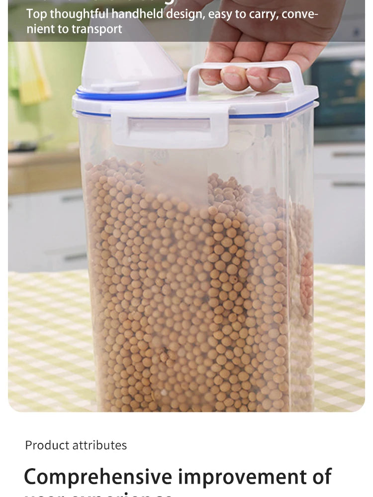 Airtight Pet Food Storage Container – Compact Food Bin