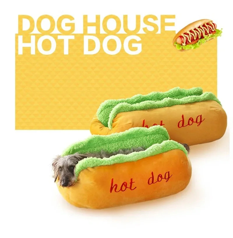 Hot dog dog-house bed product overview