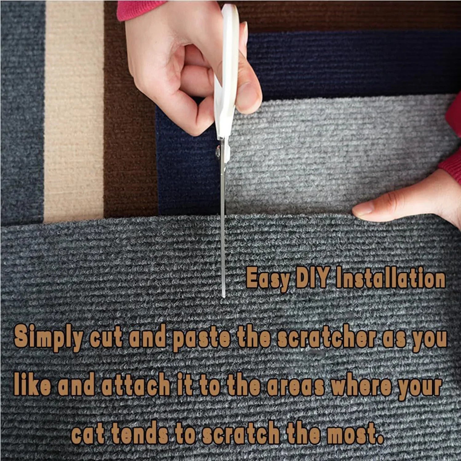 Self-Adhesive Cat Scratching Mat – Furniture Guard – product view 14