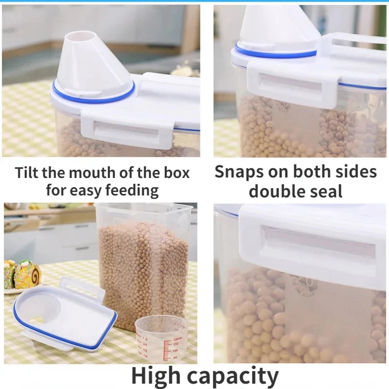 Airtight Pet Food Storage Container – Compact Food Bin