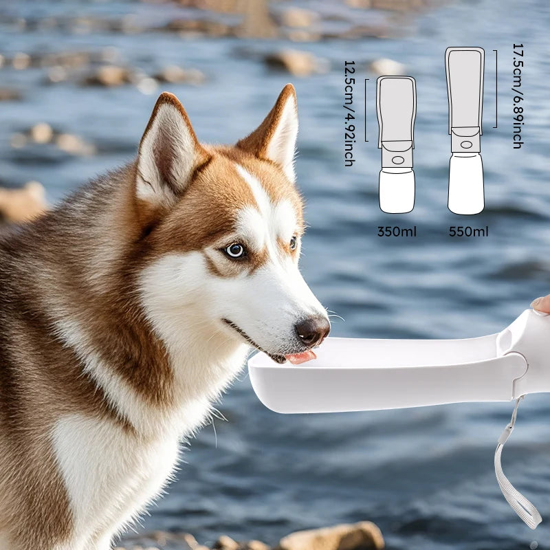 Foldable Dog Water Bottle – 350ml & 550ml Travel Cup – product image 13