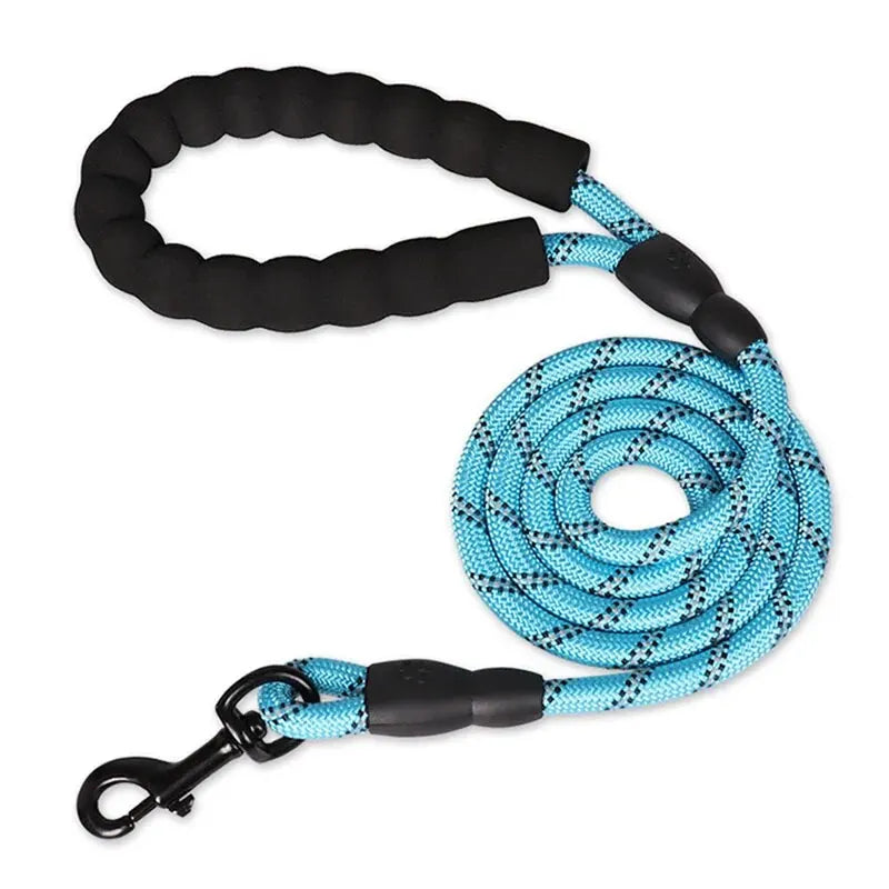 Reflective Rope Dog Leash – Padded Handle – product view 22