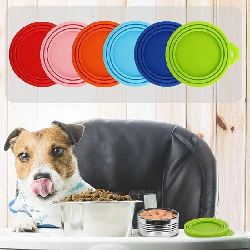 Silicone Pet Food Can Lids – Reusable Covers