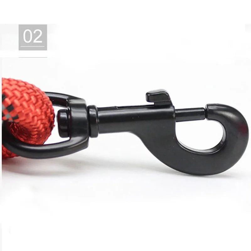 Reflective Rope Dog Leash – Padded Handle – product view 10