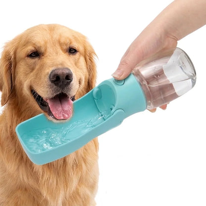 Foldable Dog Water Bottle – 350ml & 550ml Travel Cup