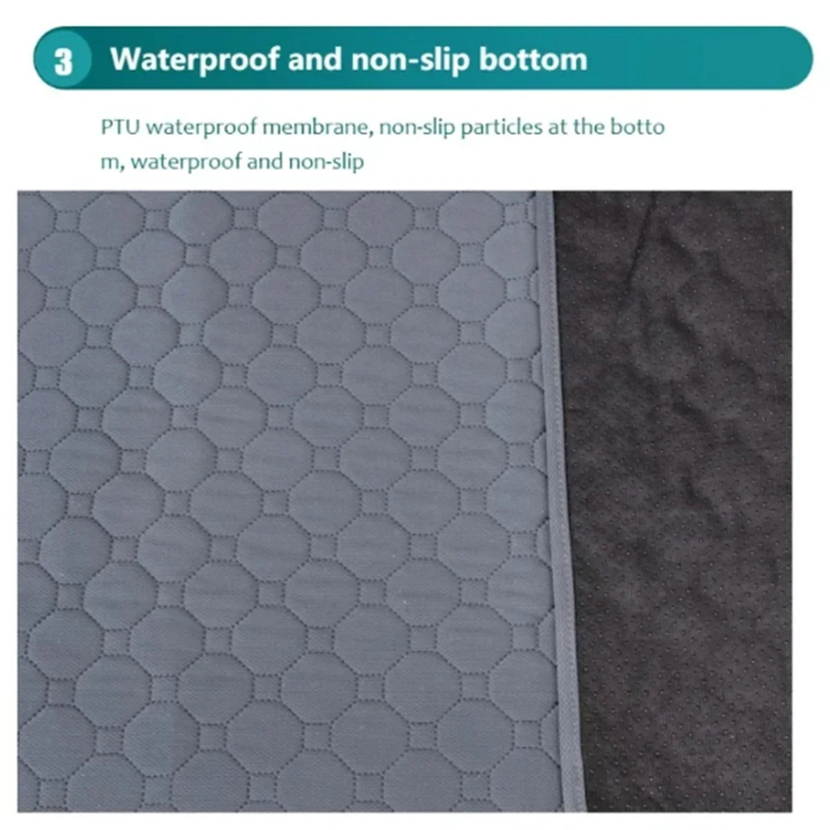 Washable Dog Pee Pad – Reusable Waterproof Training Mat
