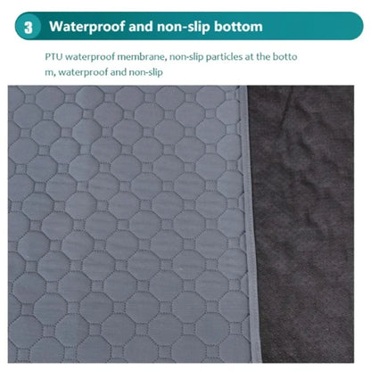 Washable Dog Pee Pad – Reusable Waterproof Training Mat – product detail 9
