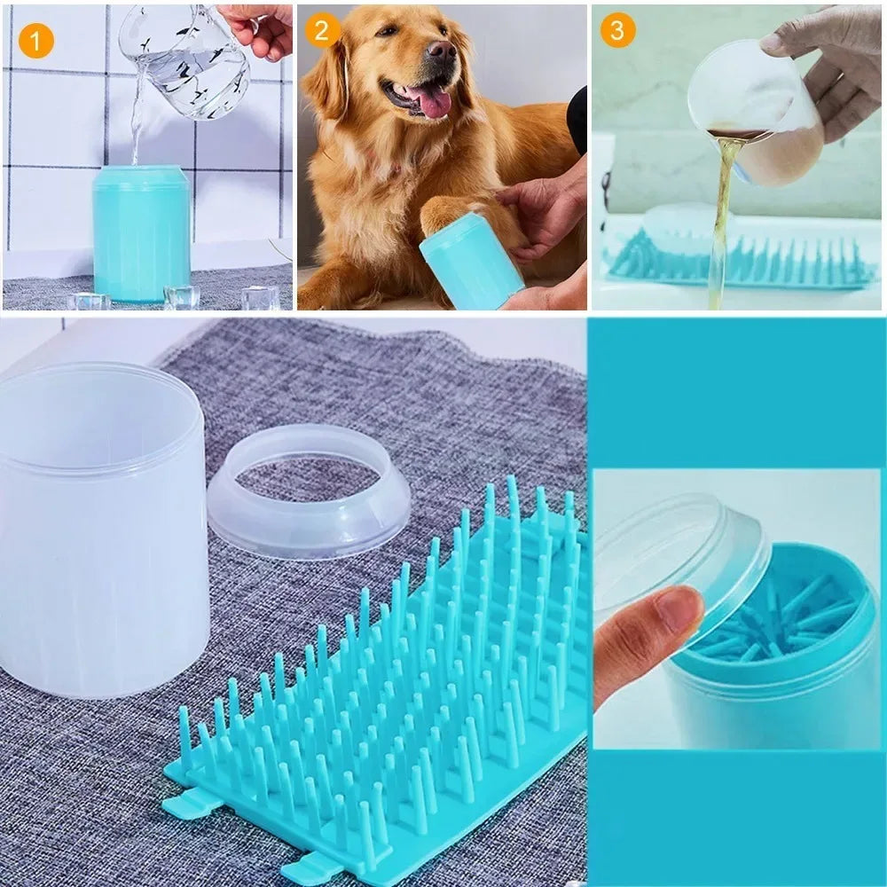 Silicone Dog Paw Cleaner Cup – Portable Foot Washer