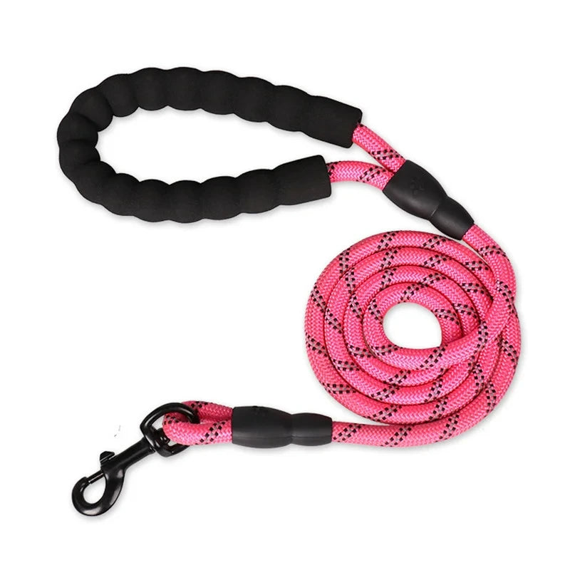 Reflective Rope Dog Leash – Padded Handle – product view 20