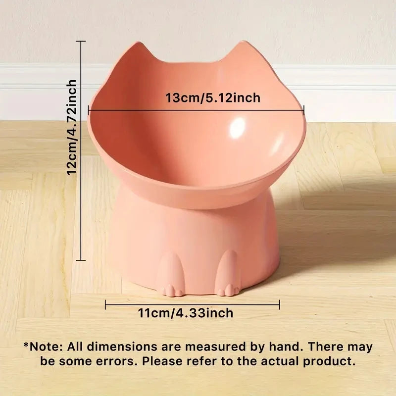 Elevated Cat Bowl – Anti-Tip Raised Feeding Dish – product detail 2