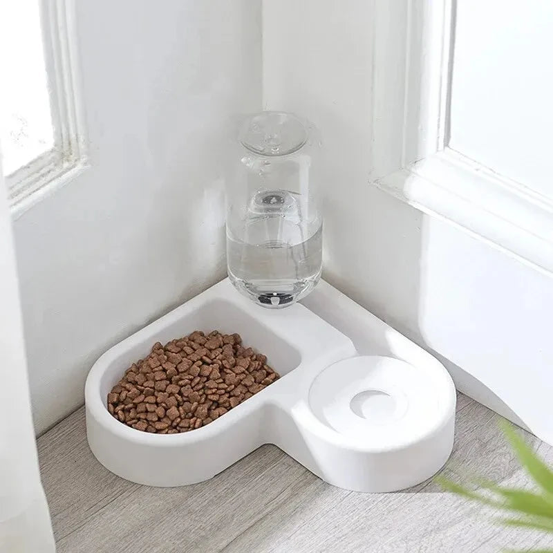 Automatic Pet Water & Food Bowl – Gravity Refill