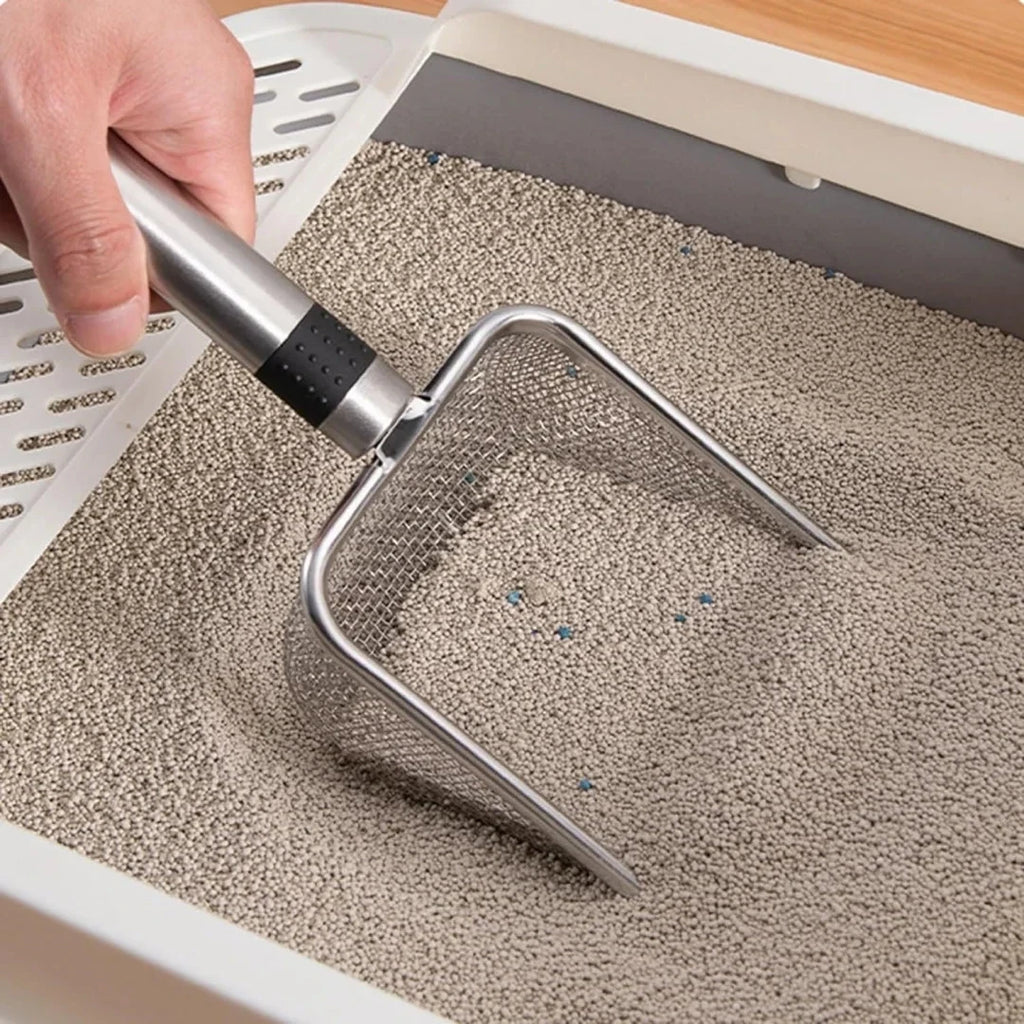Stainless Steel Cat Litter Scoop – Easy-Clean Sifter