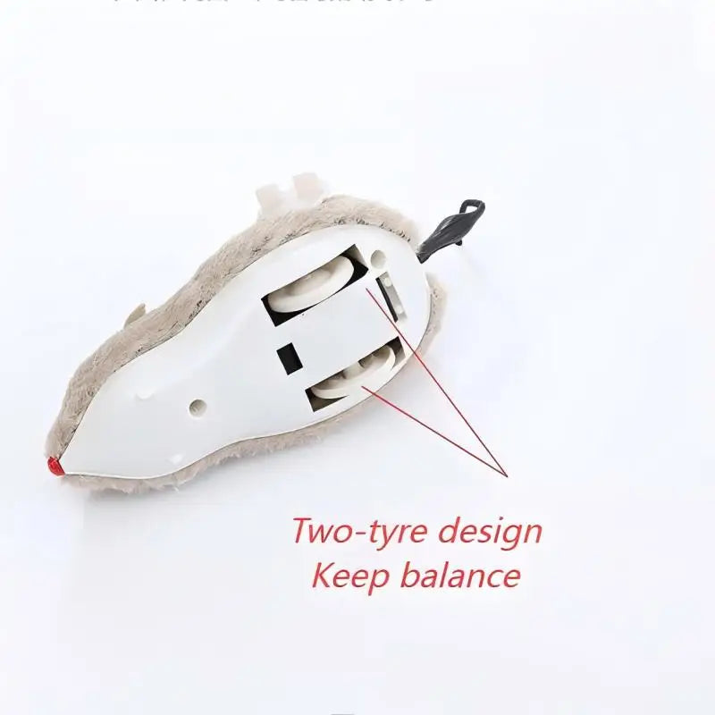 Wind-Up Plush Mouse Cat Toy – Lifelike Running Rat – product image 8