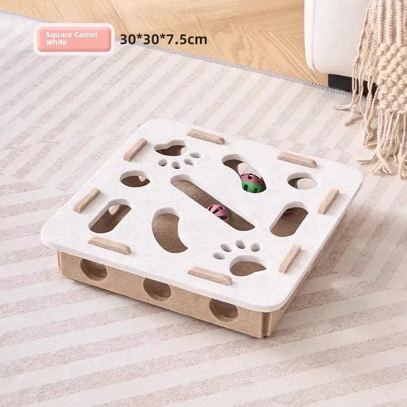 Felt Cat Puzzle Box – Indoor Ball Hunting Toy – product image 17