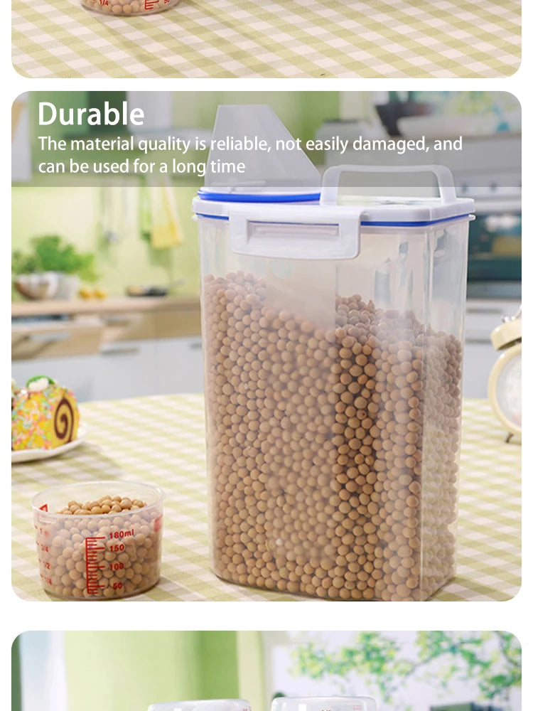 Airtight Pet Food Storage Container – Compact Food Bin