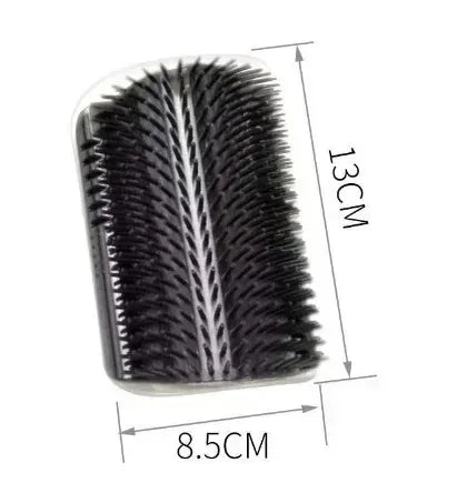 Wall-Mounted Cat Self-Grooming Brush – Corner Comb