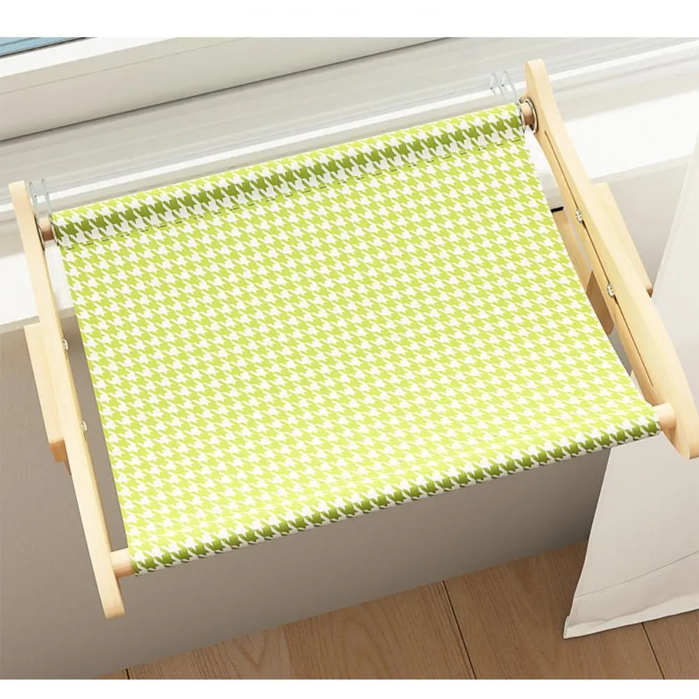Breathable Cat Window Hammock Adjustable Space-Saving Window Cat Seat Detachable Sturdy Cat Hanging Bed Sunbathing Spot