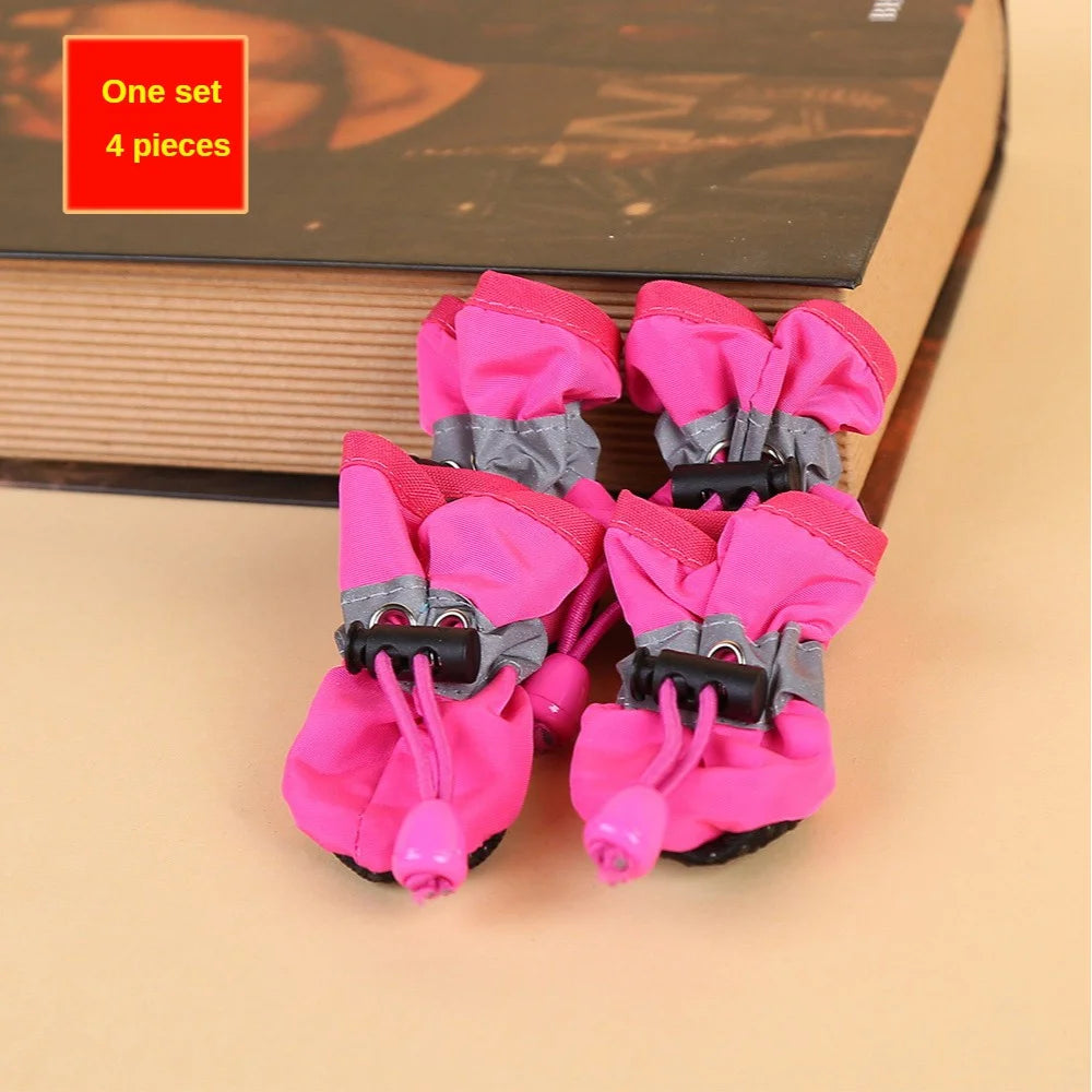 Waterproof Dog Rain Boots – 4-Piece Paw Protection Set – product image 9