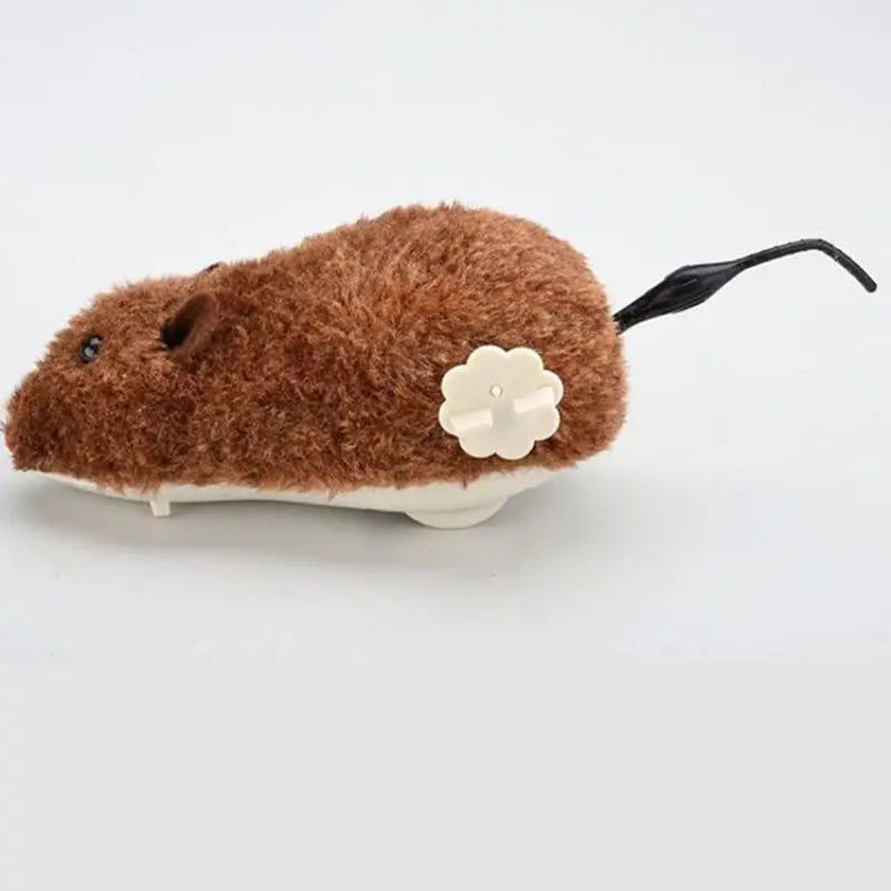 Wind-Up Plush Mouse Cat Toy – Lifelike Running Rat – product image 11