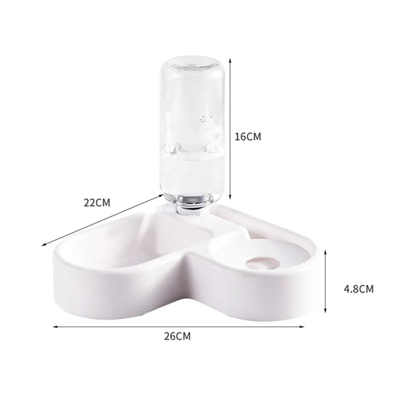 Automatic Pet Water & Food Bowl – Gravity Refill – product view 6