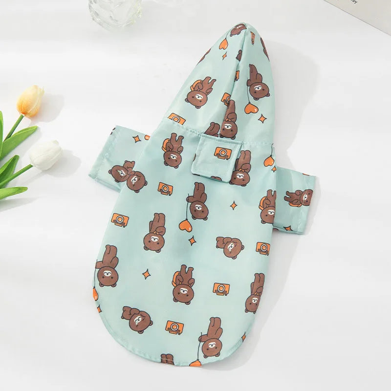 Hooded Dog Raincoat – Waterproof Coat for Small Dogs – product image 9