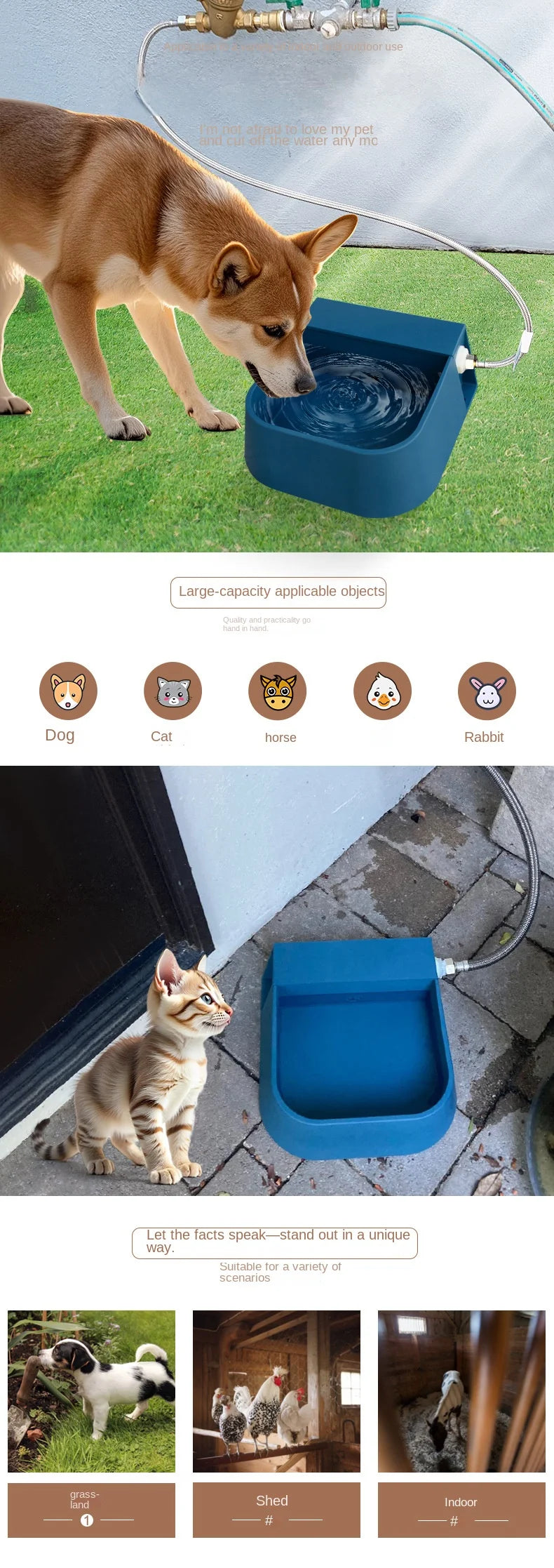Automatic Pet Water Bowl – Large-Capacity Gravity Dispenser – product image 7