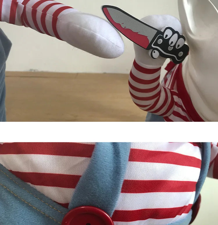 Dog Costumes Funny Pet Clothes Adjustable Dog Cosplay Costume Sets Novelty Clothing For Medium Large Dogs