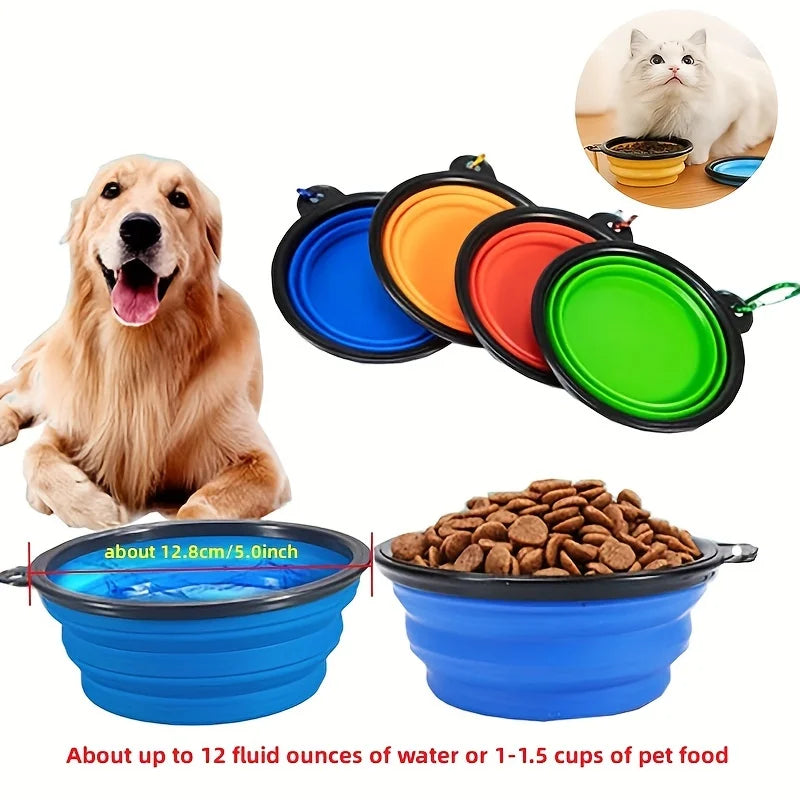 Collapsible Pet Travel Bowl – Portable Food & Water Dish