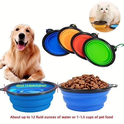 Collapsible Pet Travel Bowl – Portable Food & Water Dish – product detail 3