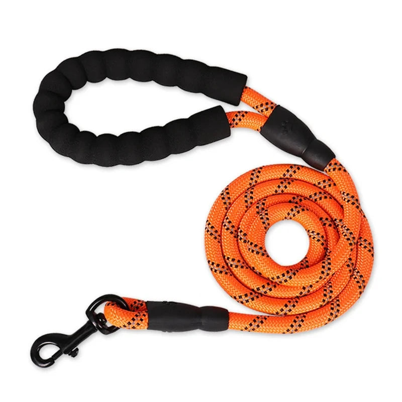 Reflective Rope Dog Leash – Padded Handle – product view 21