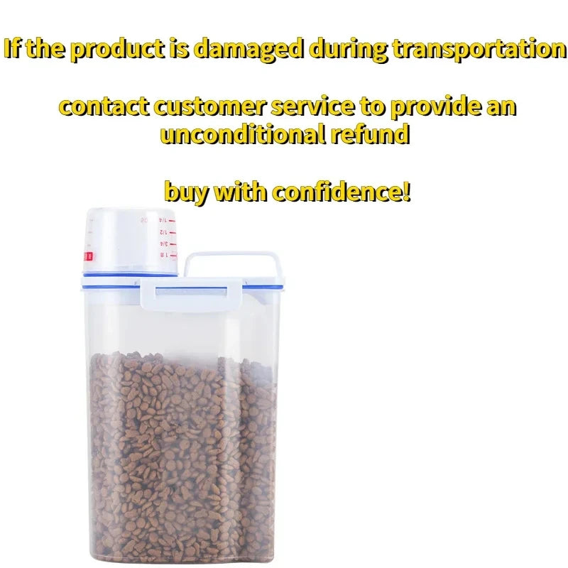 Airtight Pet Food Storage Container – Compact Food Bin
