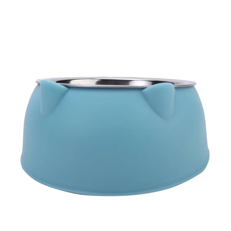 Inclined Stainless Steel Cat Bowl – Raised Feeding Dish – product view 11