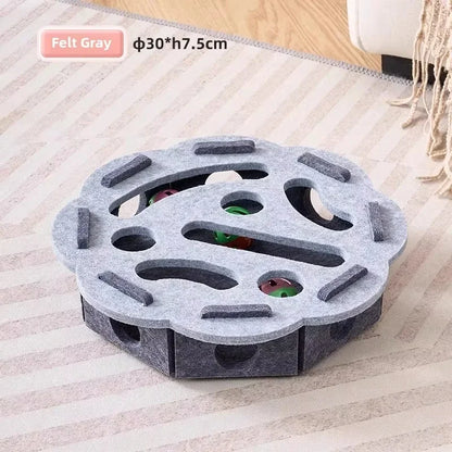 Felt Cat Puzzle Box – Indoor Ball Hunting Toy – product image 13