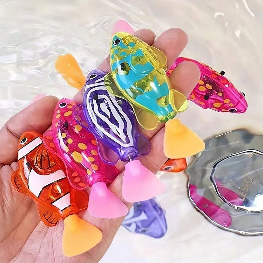 Robotic Swimming Fish Cat Toy – Electric Water Toy – product view 2