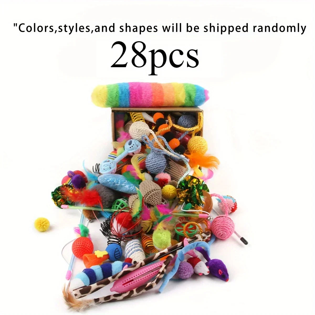 Cat Toy Variety Pack – 14, 28 or 56 Pieces – product view 2