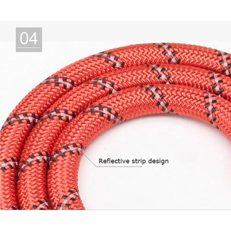 Reflective Rope Dog Leash – Padded Handle – product view 12