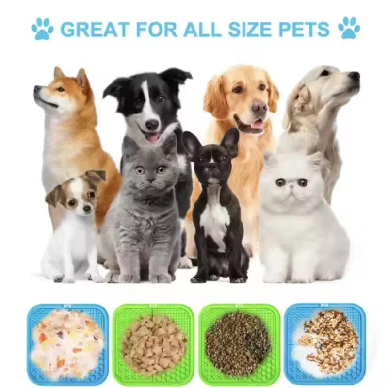 Silicone Dog Lick Mat – Suction Slow-Feeding Pad – product view 2