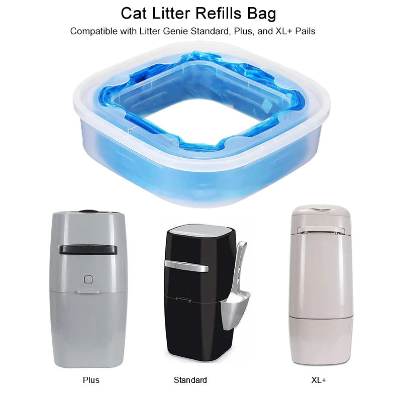 Cat Litter Disposal Refill Bags – Compatible Multi-Pack