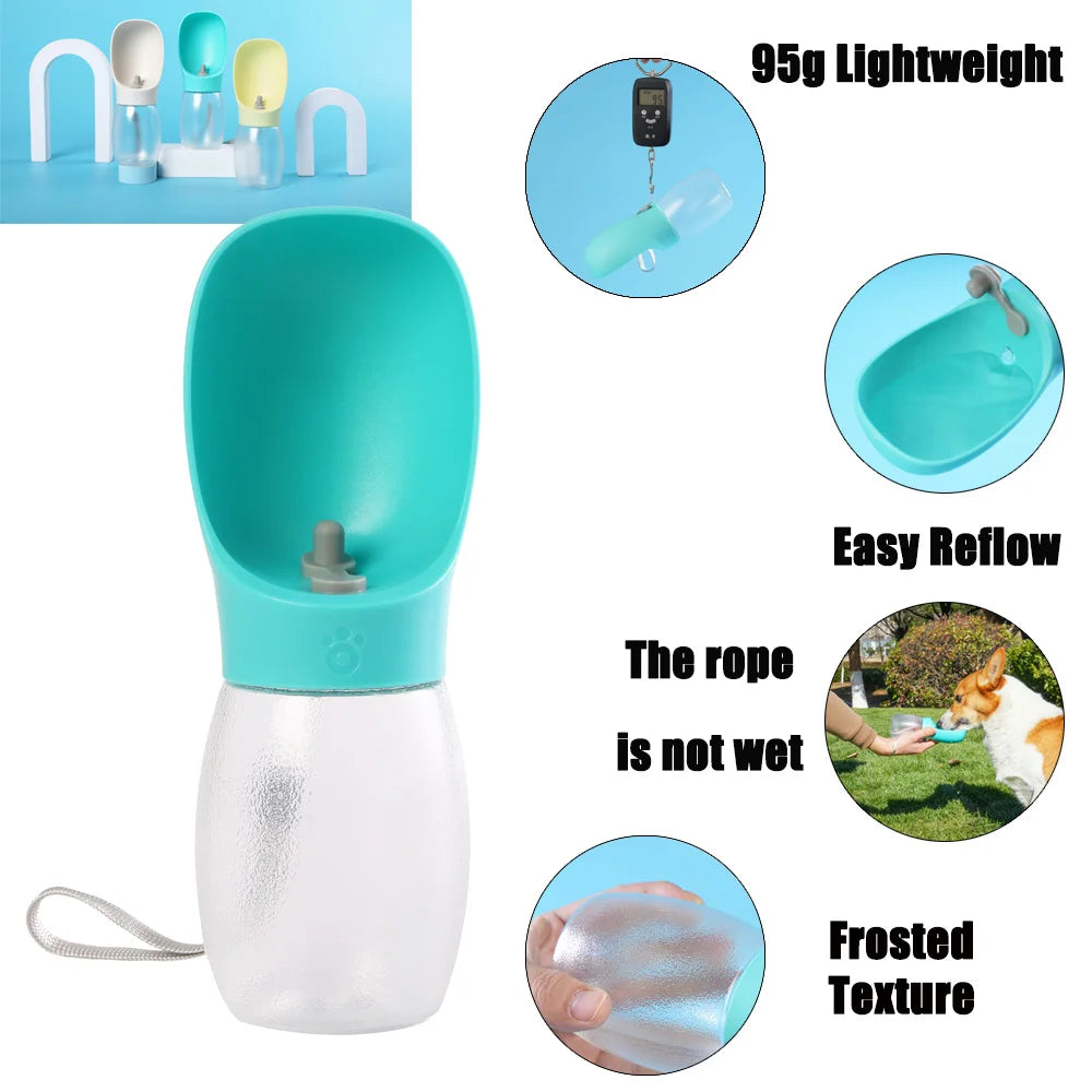 300ml Dog Water Bottle – Leakproof Hiking Dispenser – product image 3