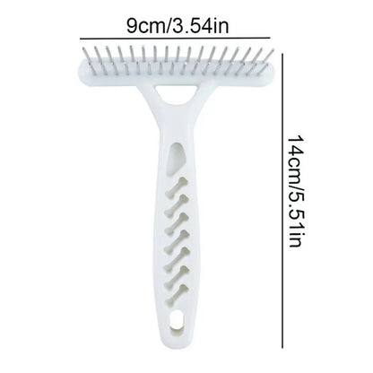 Wooden Undercoat Rake – Long-Hair Pet Grooming Comb – product view 6