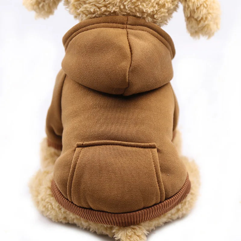 Fleece Dog Hoodie – Warm Winter Pet Coat – product view 8