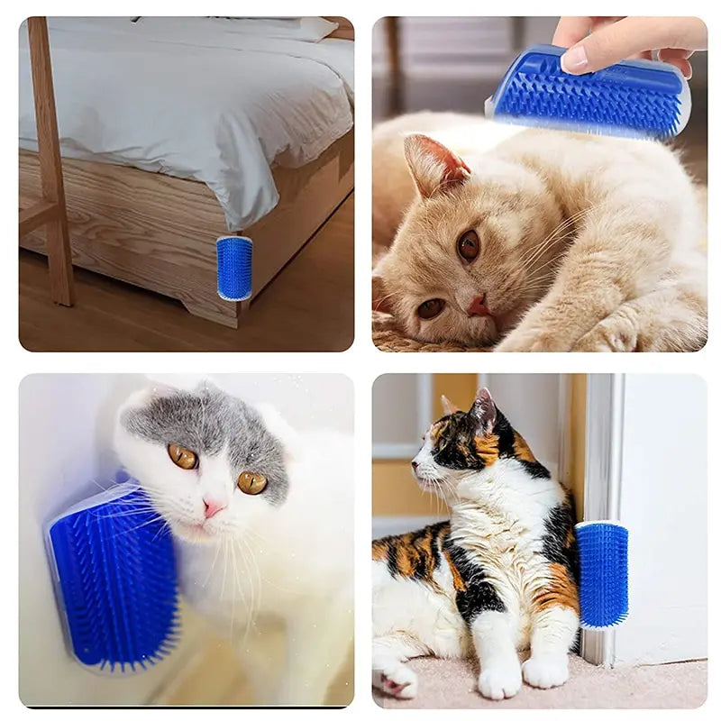 Cat Corner Grooming Brush – Self-Massage Wall Comb – product view 3