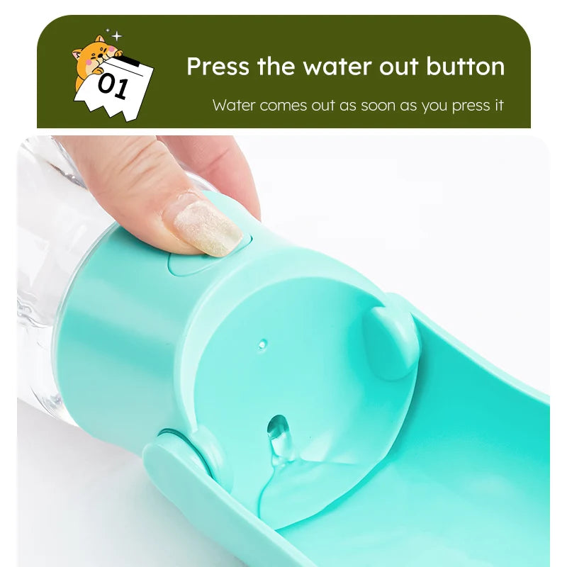 Foldable Dog Water Bottle – 350ml & 550ml Travel Cup – product image 7