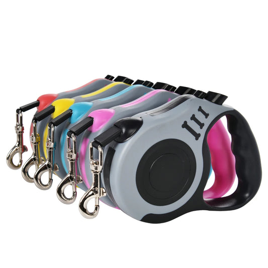 Retractable Dog Leash – 3 m & 5 m Walking Lead