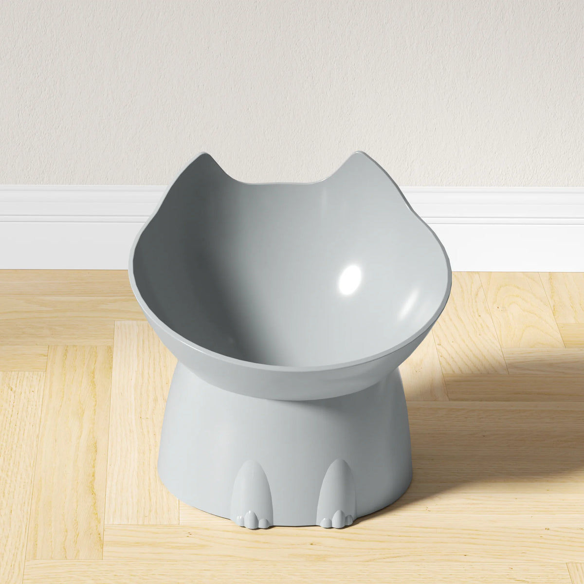 Elevated Cat Bowl – Anti-Tip Raised Feeding Dish – product detail 11